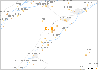 map of Klim