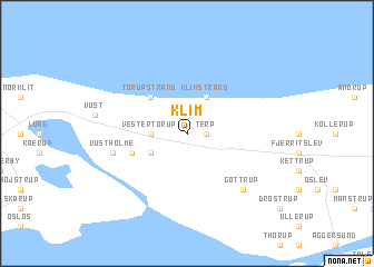 map of Klim