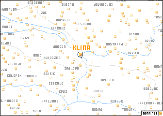 map of Klina