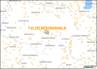 map of Klinčarska Mahala