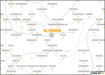 map of Klindhiá