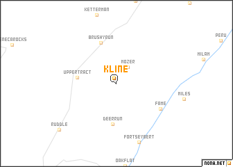 map of Kline