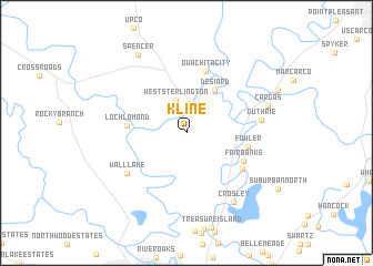 map of Kline