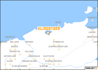 map of Klingatorp