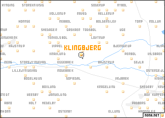 map of Klingbjerg