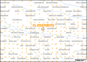 map of Klingenberg