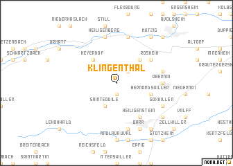 map of Klingenthal