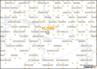 map of Klinge