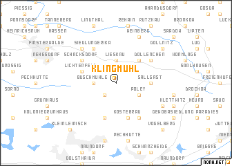 map of Klingmühl
