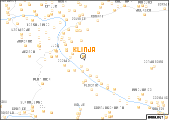 map of Klinja