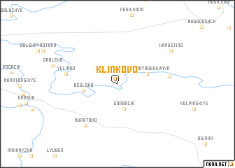 map of Klinkovo