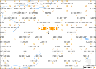 map of Klinkrade