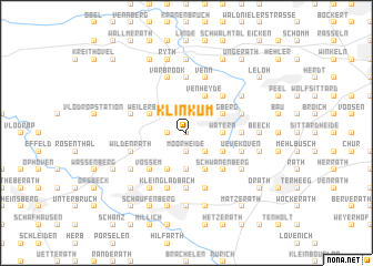 map of Klinkum