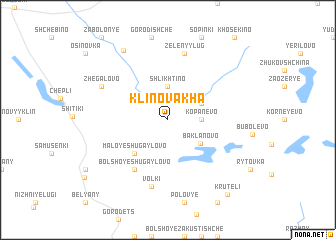 map of Klinovakha