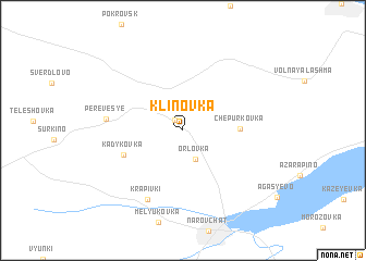 map of Klinovka