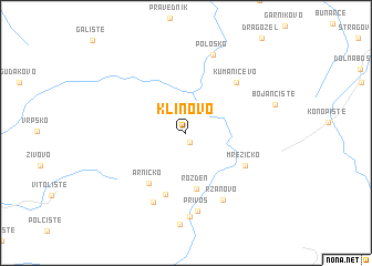 map of Klinovo