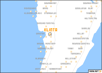 map of Klinta