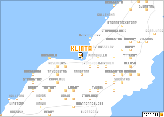 map of Klinta