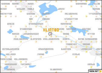 map of Klintbo