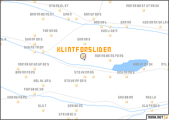 map of Klintforsliden