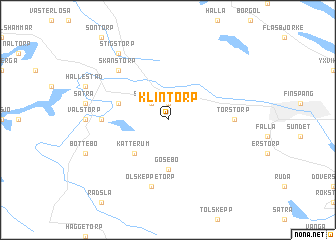 map of Klintorp