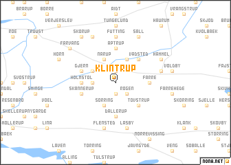 map of Klintrup