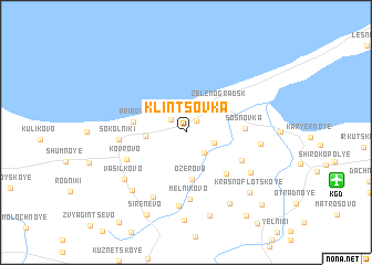 map of Klintsovka