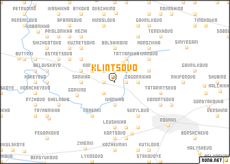 map of Klintsovo