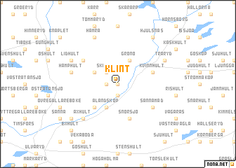 map of Klint