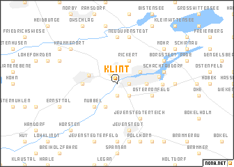 map of Klint