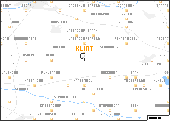 map of Klint