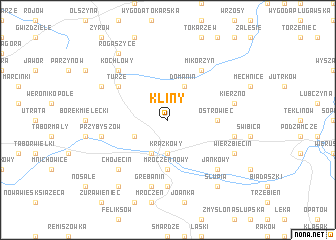 map of Kliny