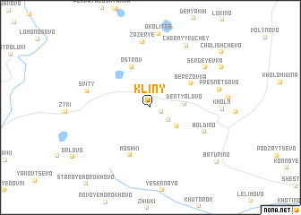 map of Kliny