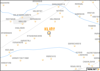 map of Kliny
