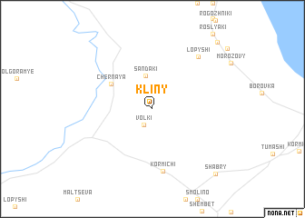 map of Kliny