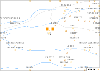 map of Klin