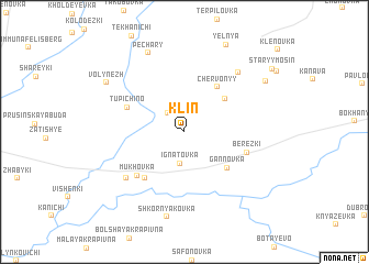 map of Klin