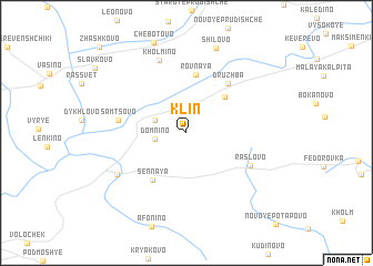 map of Klin