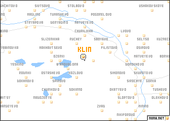 map of Klin