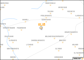 map of Klin