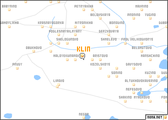 map of Klin