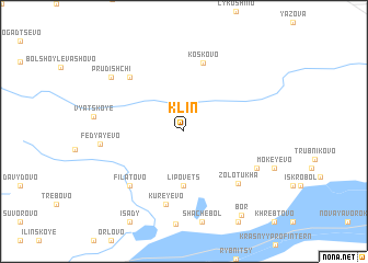 map of Klin