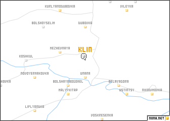 map of Klin