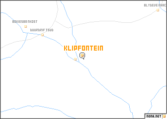 map of Klipfontein