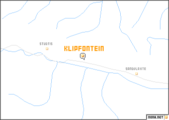 map of Klipfontein