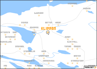 map of Klippan