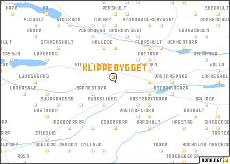 map of Klippebygget