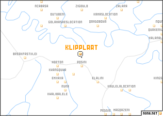 map of Klipplaat
