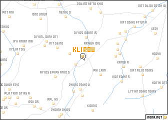 map of Klirou