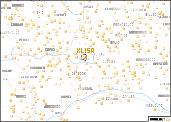 map of Klisa